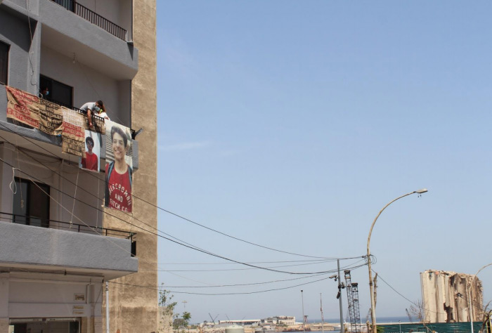 The art installation Beirut Narratives was conceived by two Lebanese architects Céline and Tatiana Stephan